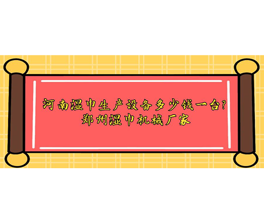 河南濕巾生產(chǎn)設(shè)備多少錢一臺？鄭州濕巾機械廠家