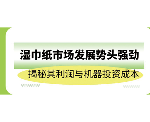 濕巾紙市場發(fā)展勢頭強勁，揭秘其利潤與機器投資成本