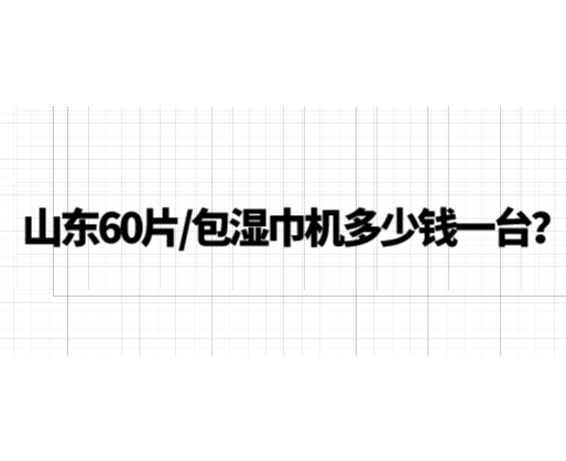 山東60片/包濕巾機多少錢一臺？