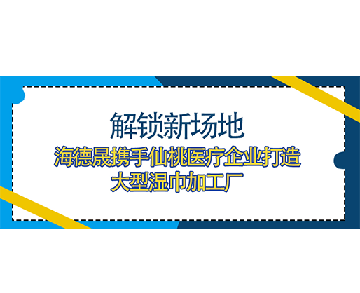 解鎖新場(chǎng)地，海德晟攜手仙桃醫(yī)療企業(yè)打造大型濕巾加工廠